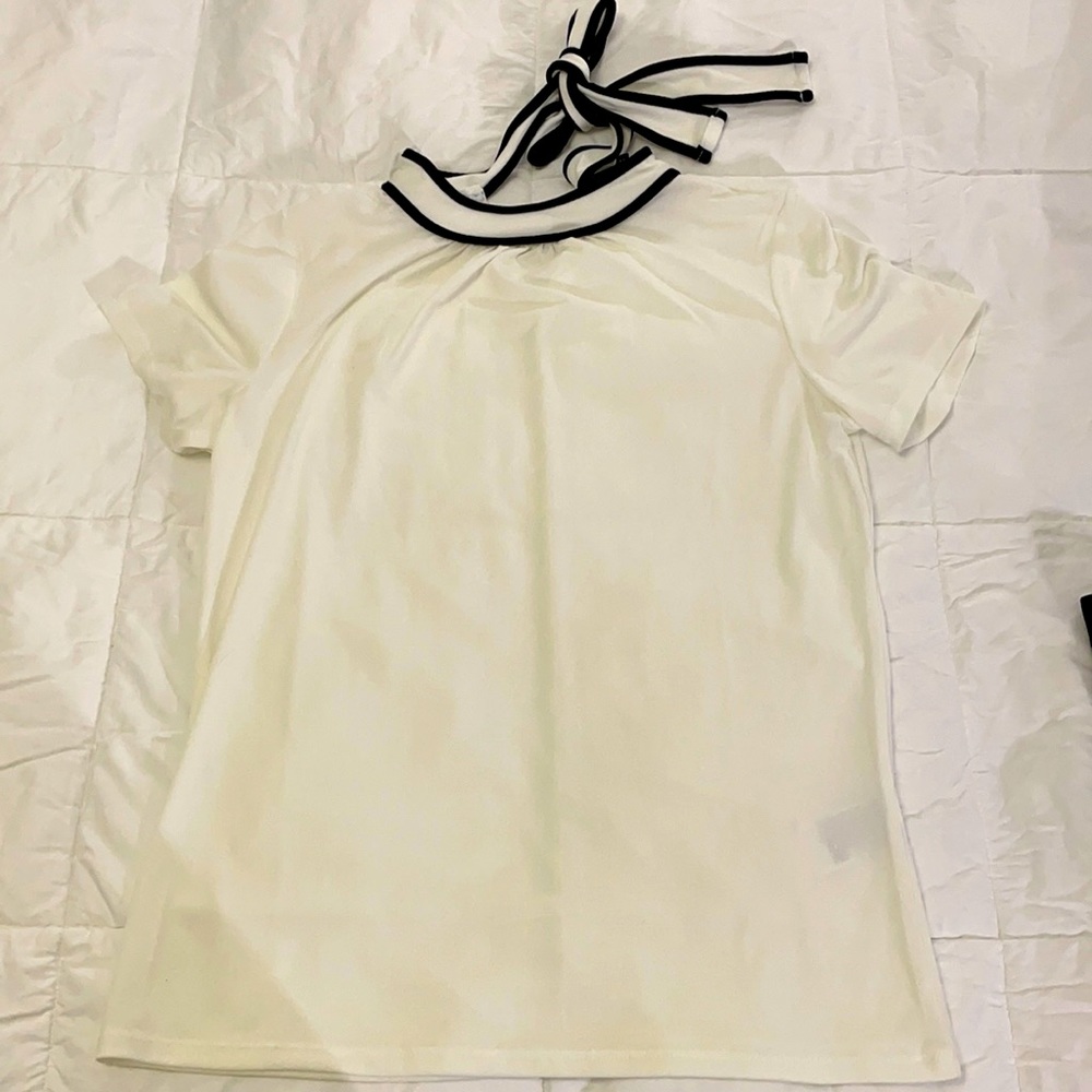 Beautiful and elegant blouse with tie in back, XS, Banana republic